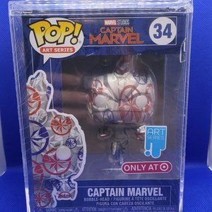 Marvel Studios Captain Marvel Art Series Target Exclusive Funko Pop